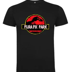 Camiseta negra de furafic fark